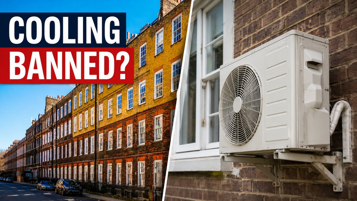 Some homeowners have been ordered to remove air-conditioning units under local planning rules tied to climate and energy policies. Some homeowners have been ordered to remove air-conditioning units under local planning rules tied to climate and energy policies.