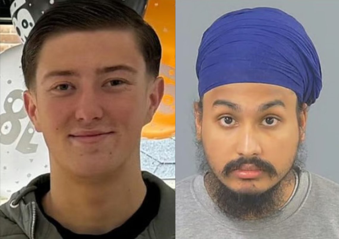 Photos: Henry Nowak and the ruthless killer Vickrum Digwa. Screenshot Facebook Photos: Henry Nowak and the ruthless killer Vickrum Digwa. Screenshot Facebook