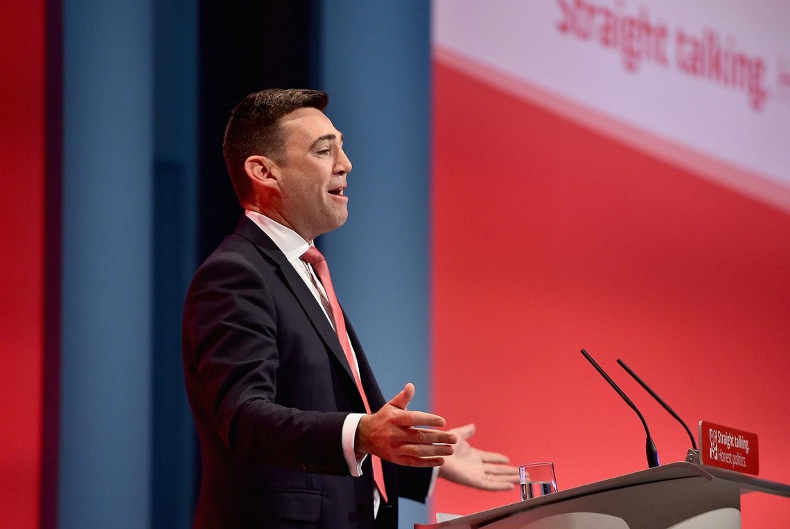 Andy Burnham delivers his final speech as Shadow Home Secretary at the Labour Party Conference in Liverpool on 28 September 2016. Today, he was elected leader of the Labour Party and is due to become Britain's Prime Minister on Monday. Photo: Rwendland / Wikimedia Commons (CC BY-SA 4.0). Andy Burnham delivers his final speech as Shadow Home Secretary at the Labour Party Conference in Liverpool on 28 September 2016. Today, he was elected leader of the Labour Party and is due to become Britain's Prime Minister on Monday. Photo: Rwendland / Wikimedia Commons (CC BY-SA 4.0).