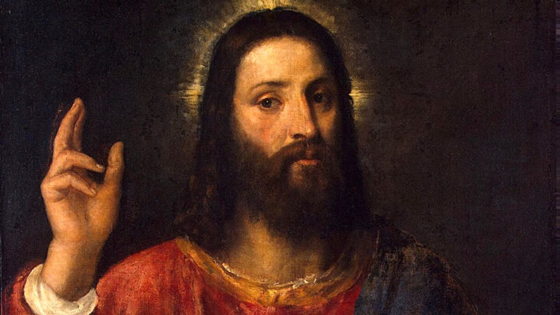 Tiziano Vecellio (c. 1490–1576), Salvator Mundi, the Hermitage Museum, St Petersburg. Tiziano Vecellio (c. 1490–1576), Salvator Mundi, the Hermitage Museum, St Petersburg.