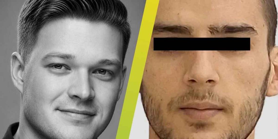 Marius (left). On the right is the killer, Sajad M. Photos: X. Marius (left). On the right is the killer, Sajad M. Photos: X.