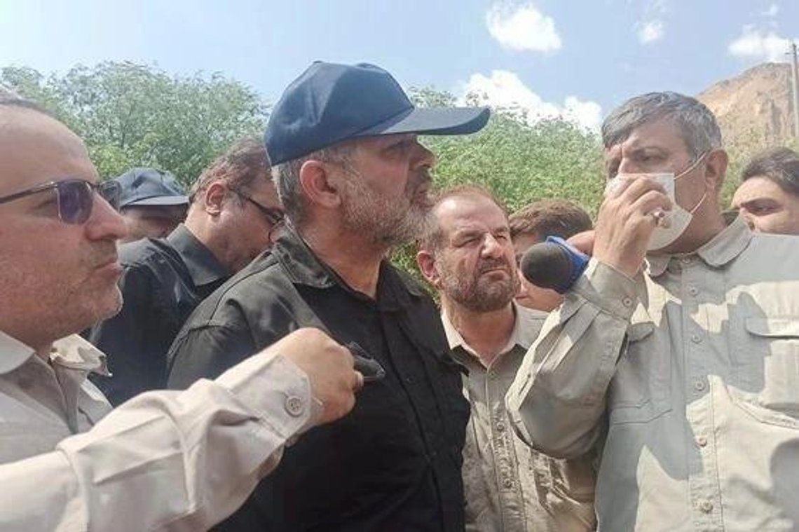IRGC commander Gen. Ahmad Vahidi, centre, moves through a crowd of mourners during the funeral ceremonies for Iran’s late Supreme Leader Ali Khamenei in Tehran on 4 July 2026. Photo: Seyed Hamed Mousavi/ISNA. IRGC commander Gen. Ahmad Vahidi, centre, moves through a crowd of mourners during the funeral ceremonies for Iran’s late Supreme Leader Ali Khamenei in Tehran on 4 July 2026. Photo: Seyed Hamed Mousavi/ISNA.