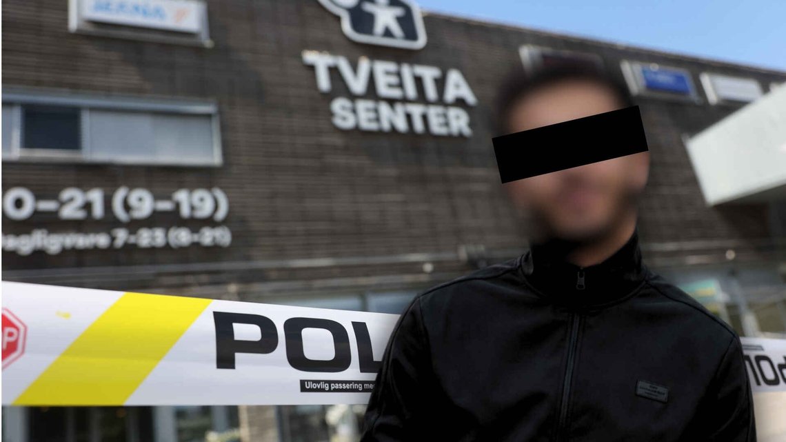 Mansour, a Moroccan man in his twenties, is standing trial on three counts of attempted murder following the shooting at Tveita Shopping Centre. Photo: Illustration Mansour, a Moroccan man in his twenties, is standing trial on three counts of attempted murder following the shooting at Tveita Shopping Centre. Photo: Illustration