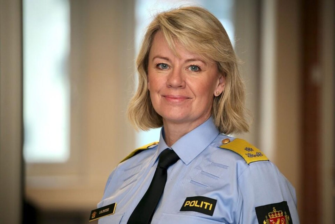 Ida Melbo Øystese, Chief of Police of the Oslo Police District. Ida Melbo Øystese, Chief of Police of the Oslo Police District.