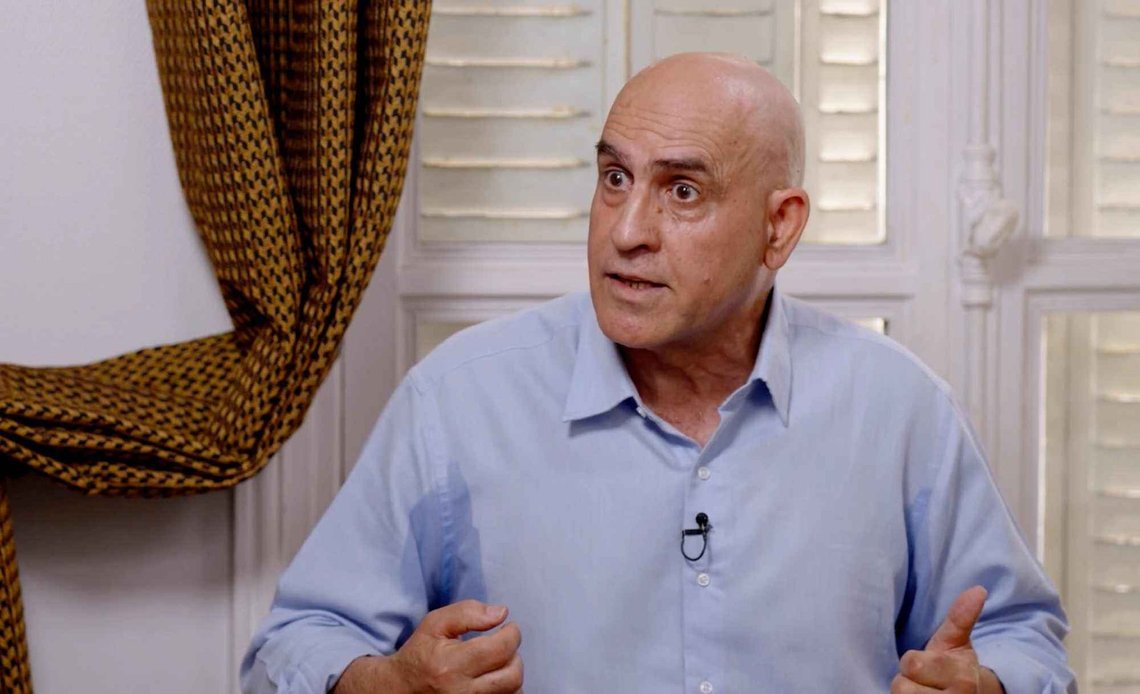 A visibly perspiring Daniel Siad during a recent CNN interview. (Video still) A visibly perspiring Daniel Siad during a recent CNN interview. (Video still)