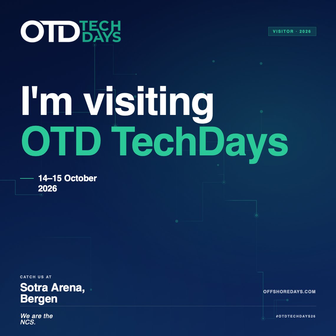 OTD TechDays 2026 brings Norway’s offshore and maritime supply chain together at Sotra Arena near Bergen on 14–15 October. Photo courtesy of OTD TechDays. OTD TechDays 2026 brings Norway’s offshore and maritime supply chain together at Sotra Arena near Bergen on 14–15 October. Photo courtesy of OTD TechDays.