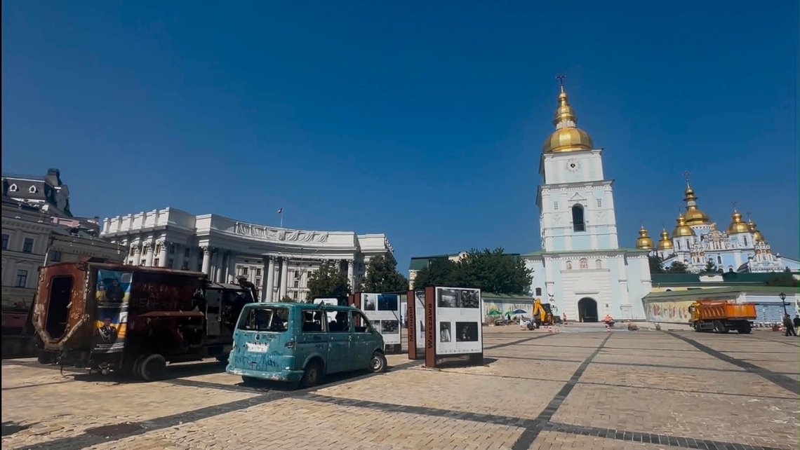 St. Mikael's Monastery in Kyiv. Built 1108-1113. Demolished by the Soviet government in 1934–1937, and rebuilt 1997–1999. Photo: Christian Borchsenius St. Mikael's Monastery in Kyiv. Built 1108-1113. Demolished by the Soviet government in 1934–1937, and rebuilt 1997–1999. Photo: Christian Borchsenius