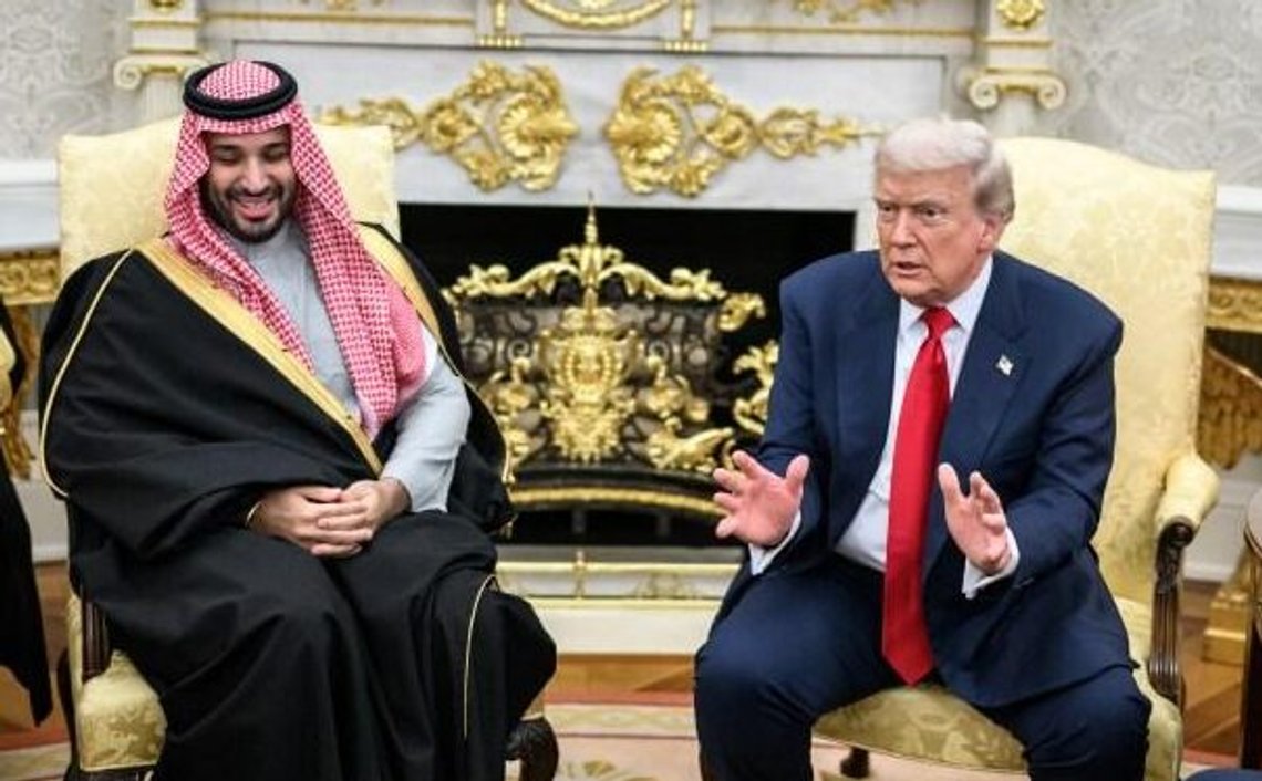 A warm atmosphere between President Donald Trump and Saudi Crown Prince Mohammed bin Salman in the Oval Office at the White House on 18 November 2025. Bin Salman is now calling for an end to the war with Iran. Photo: Whitehouse.gov A warm atmosphere between President Donald Trump and Saudi Crown Prince Mohammed bin Salman in the Oval Office at the White House on 18 November 2025. Bin Salman is now calling for an end to the war with Iran. Photo: Whitehouse.gov