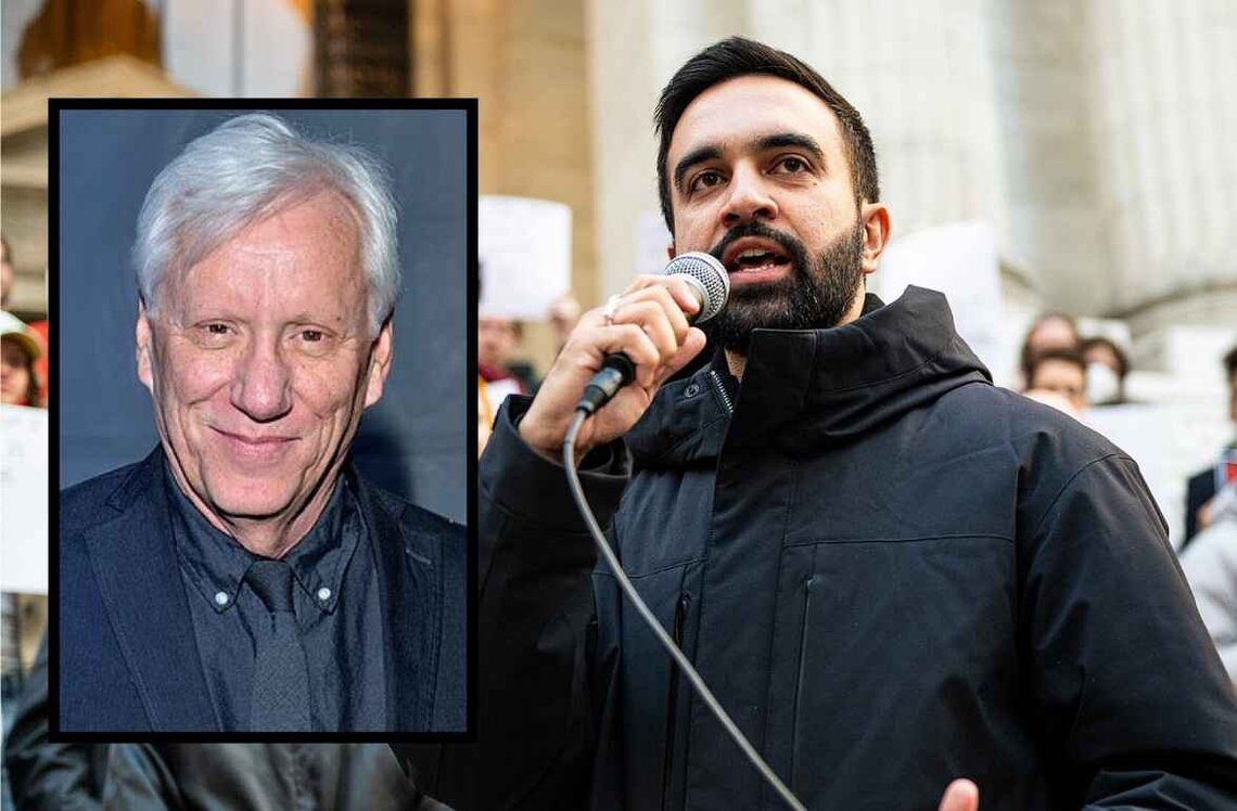 Zohran Mamdani at the "Resist Fascism" demonstration in Bryant Park, 27 October 2024. Source: Wikimedia Commons. Inset photo: James Woods. Main photo: Glenn Francis, PacificProDigital.com, via Wikimedia Commons. Zohran Mamdani at the "Resist Fascism" demonstration in Bryant Park, 27 October 2024. Source: Wikimedia Commons. Inset photo: James Woods. Main photo: Glenn Francis, PacificProDigital.com, via Wikimedia Commons.
