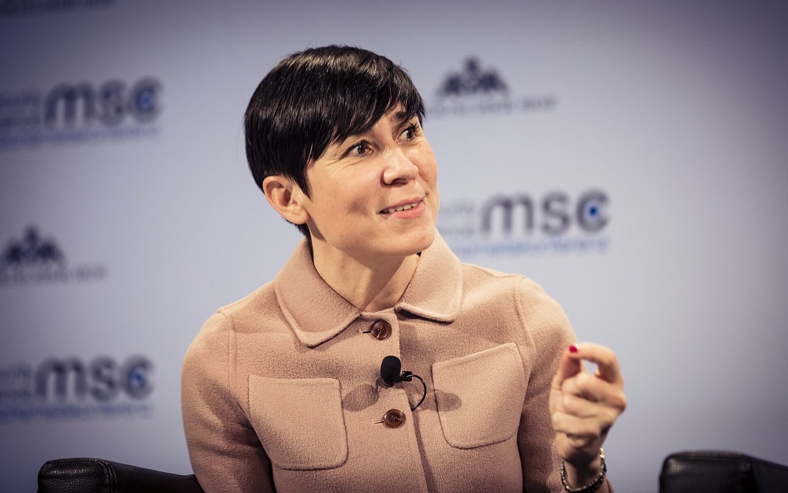 Norwegian Conservative party ('Høyre') leader Ine Eriksen Søreide in 2019. Photo: Kjetil Ree / Wikimedia Commons / CC BY-SA 3.0 Norwegian Conservative party ('Høyre') leader Ine Eriksen Søreide in 2019. Photo: Kjetil Ree / Wikimedia Commons / CC BY-SA 3.0