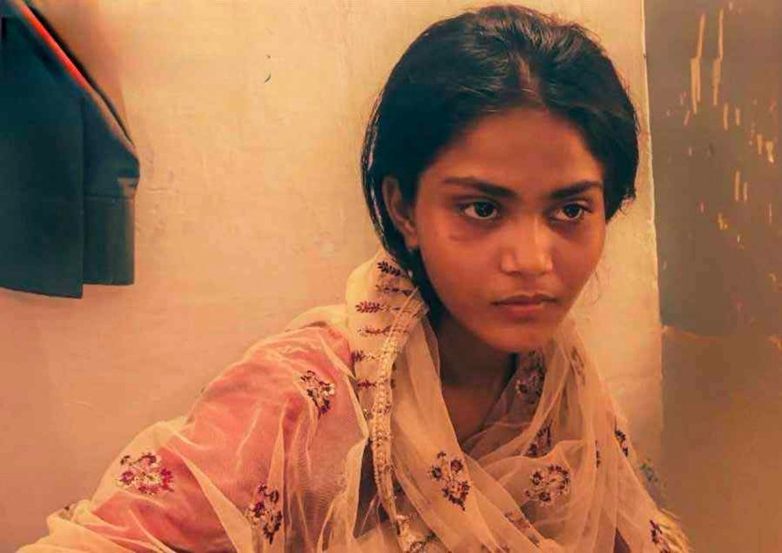 The 13-year-old Christian girl Amber Nadeem was abducted, forcibly converted to Islam and married off to the Muslim Mohsin Liaqat. Photo from X. The 13-year-old Christian girl Amber Nadeem was abducted, forcibly converted to Islam and married off to the Muslim Mohsin Liaqat. Photo from X.