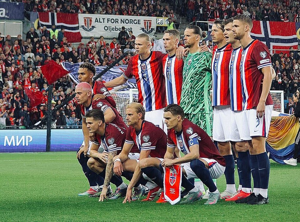 Norway’s starting line-up for the World Cup qualifier against Italy at Ullevaal Stadium on 6 June 2026. Photo: Wikimedia Commons Norway’s starting line-up for the World Cup qualifier against Italy at Ullevaal Stadium on 6 June 2026. Photo: Wikimedia Commons