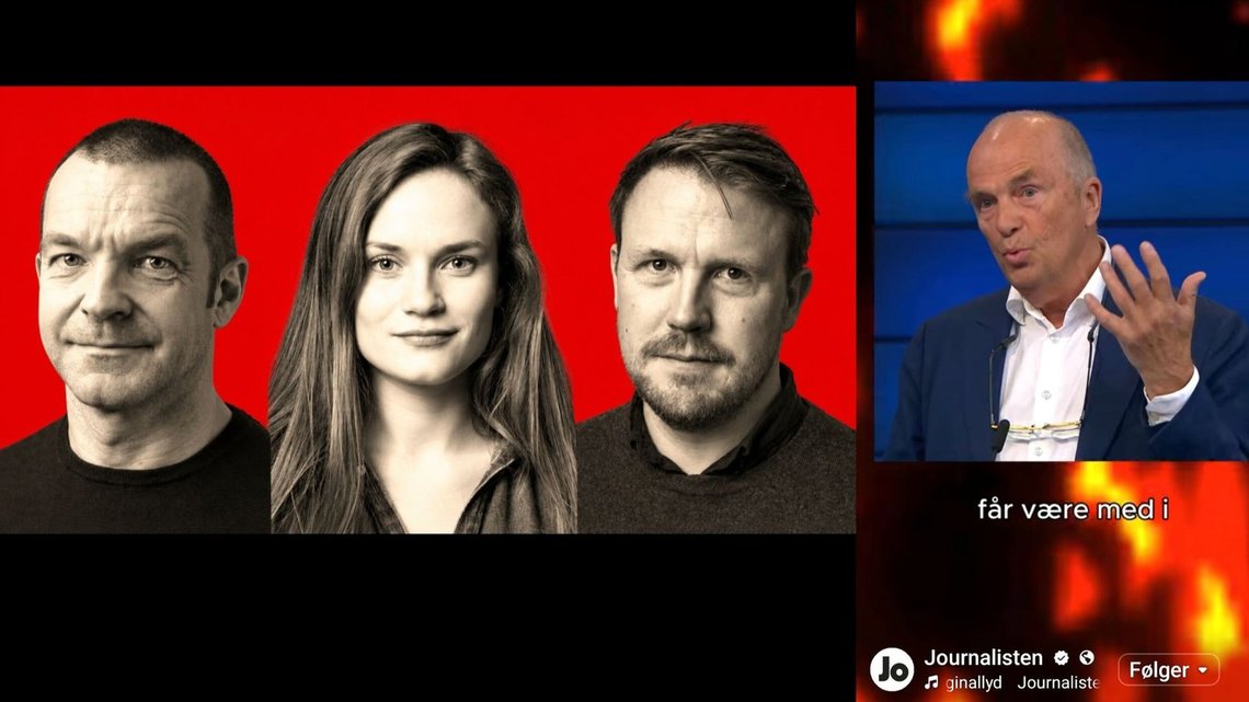 The three Morgenbladet editors who have resigned from the Norwegian Editors’ Association are Bjarne Riiser Gundersen, Ingeborg Misje Bergem and Bernhard Ellefsen, respectively culture editor, debate editor and society editor. The trade journal Journalisten is among the publications that have followed up on the story. Photo: Social media. The three Morgenbladet editors who have resigned from the Norwegian Editors’ Association are Bjarne Riiser Gundersen, Ingeborg Misje Bergem and Bernhard Ellefsen, respectively culture editor, debate editor and society editor. The trade journal Journalisten is among the publications that have followed up on the story. Photo: Social media.