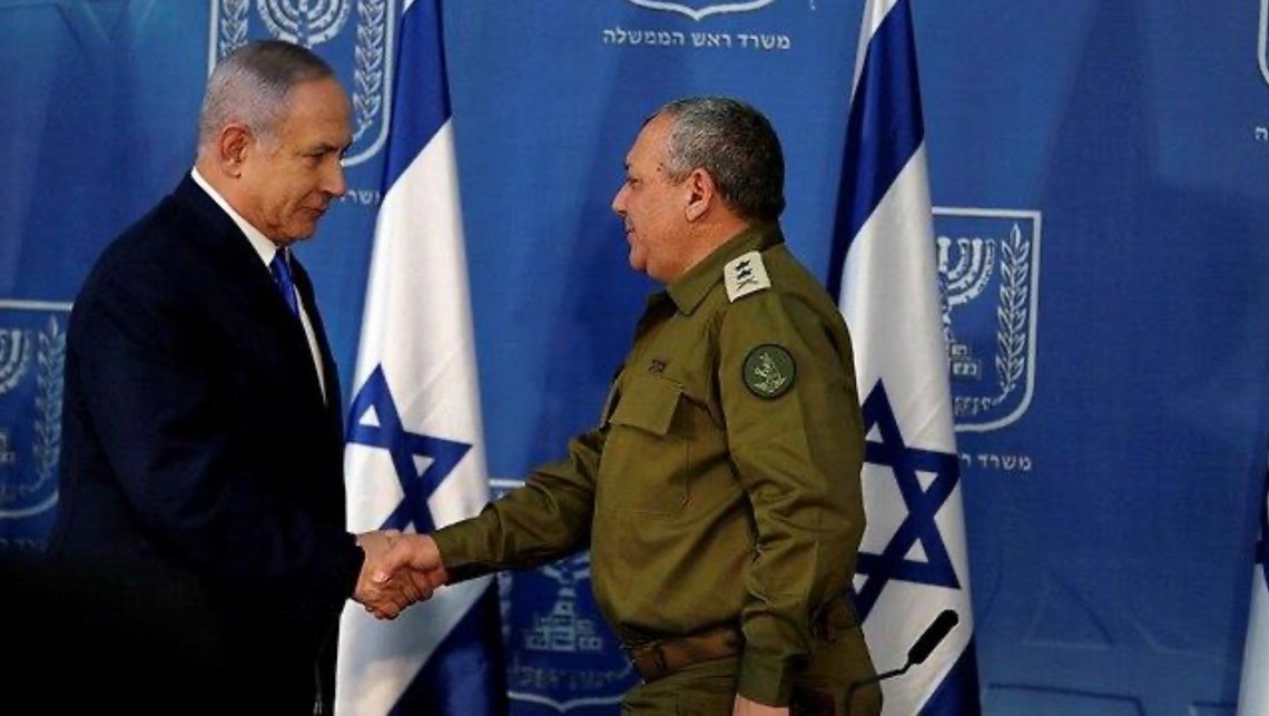 Netanyahu and Eisenkot, May 2017. Photo: Wikimedia Commons CC BY 2.0 Netanyahu and Eisenkot, May 2017. Photo: Wikimedia Commons CC BY 2.0