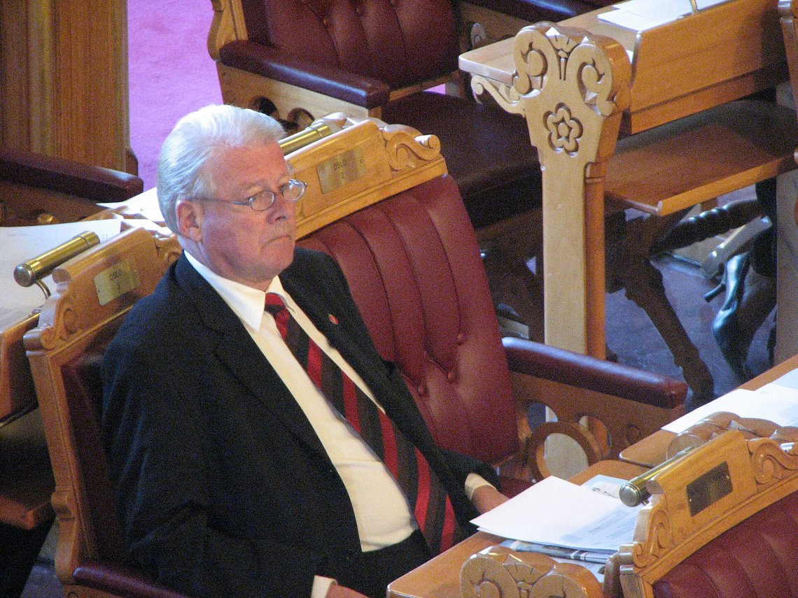 ‘It’s quite amusing that everyone now agrees with what I warned about 40–50 years ago,’ Carl I. Hagen tells Document in an interview. Photo: Carl I. Hagen at the Norwegian Parliament. Wikimedia Commons CC BY-SA 2.5 ‘It’s quite amusing that everyone now agrees with what I warned about 40–50 years ago,’ Carl I. Hagen tells Document in an interview. Photo: Carl I. Hagen at the Norwegian Parliament. Wikimedia Commons CC BY-SA 2.5