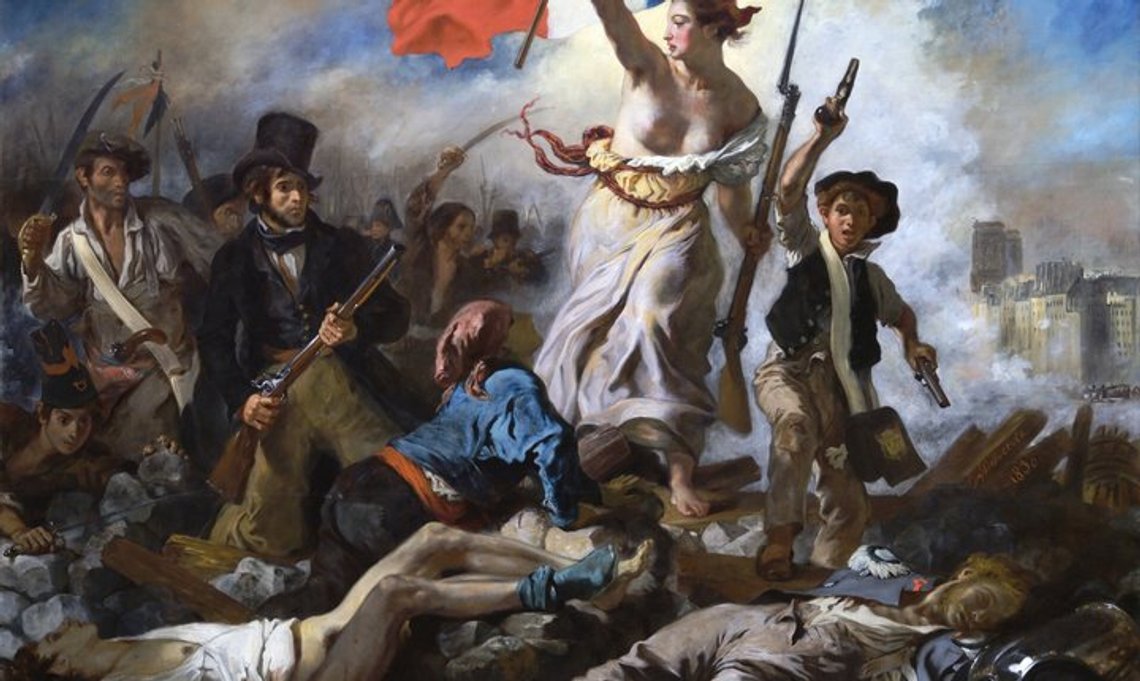 Marianne was the symbol of the French Revolution, which began in 1789. Illustration: Liberty Leading the People / Eugène Delacroix / Wikimedia Commons. Marianne was the symbol of the French Revolution, which began in 1789. Illustration: Liberty Leading the People / Eugène Delacroix / Wikimedia Commons.