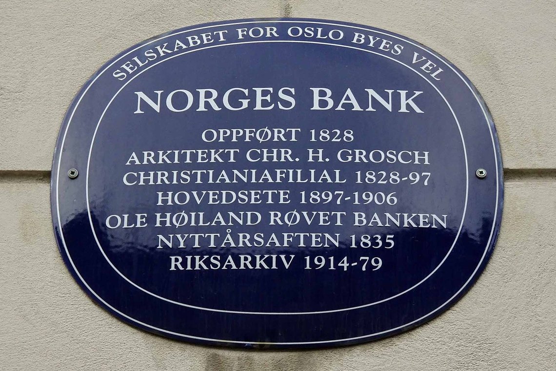 Ole Høiland became the first person to rob the Bank of Norway. The robbery took place on New Year’s Eve 1835. Photo: Spudgun67 / CC0 1.0. Ole Høiland became the first person to rob the Bank of Norway. The robbery took place on New Year’s Eve 1835. Photo: Spudgun67 / CC0 1.0.
