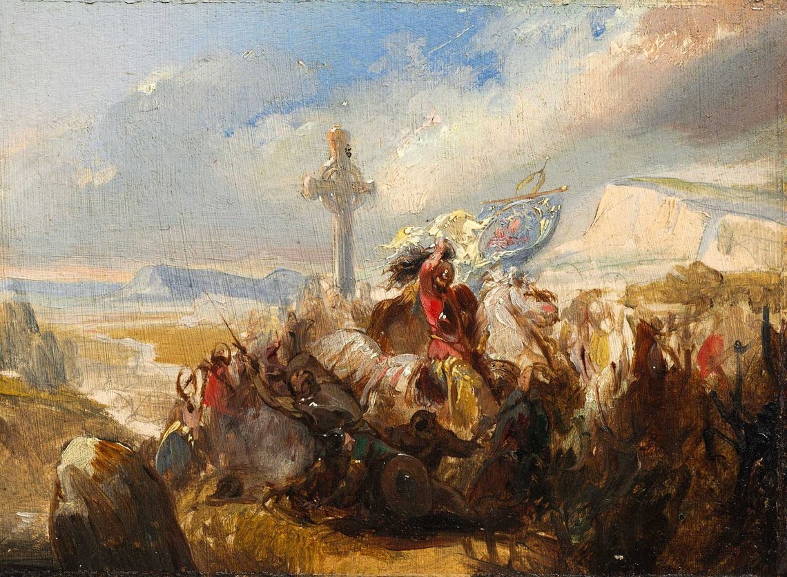 The Battle of Poitiers. Painting by Baron Charles de Steuben, 1830s / CC0 1.0. The Battle of Poitiers. Painting by Baron Charles de Steuben, 1830s / CC0 1.0.