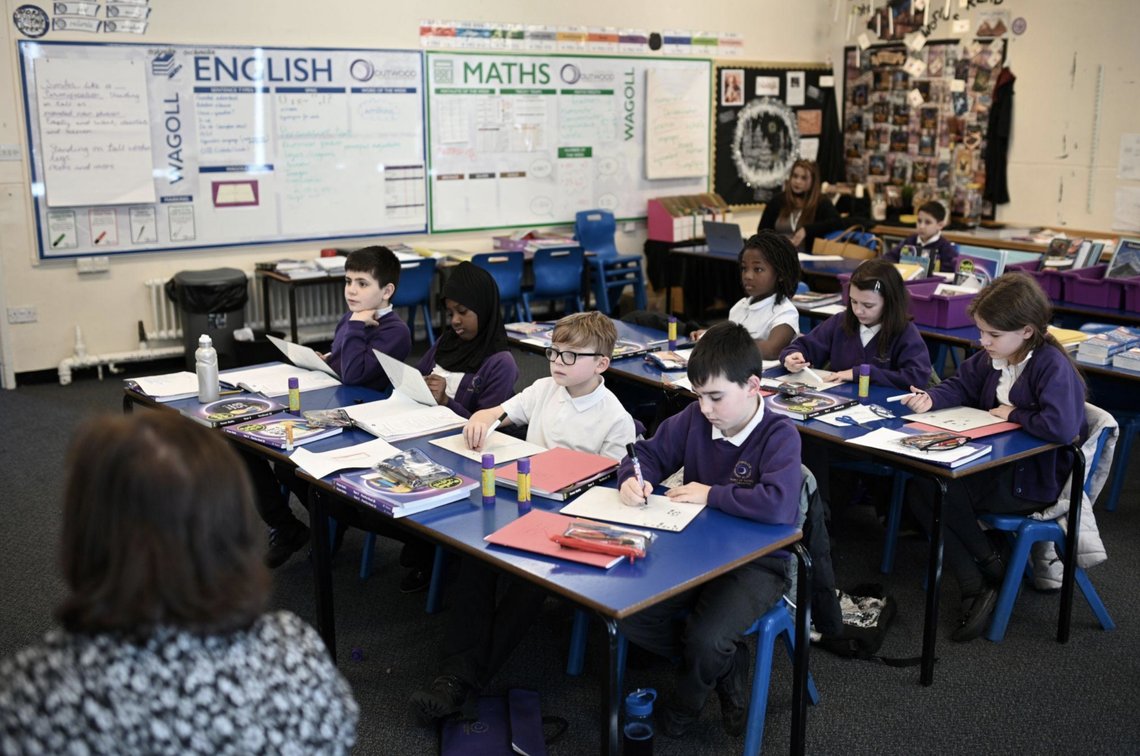 Pupils in a primary-school classroom in England. Photo: Open Government Licence (OGL) Pupils in a primary-school classroom in England. Photo: Open Government Licence (OGL)