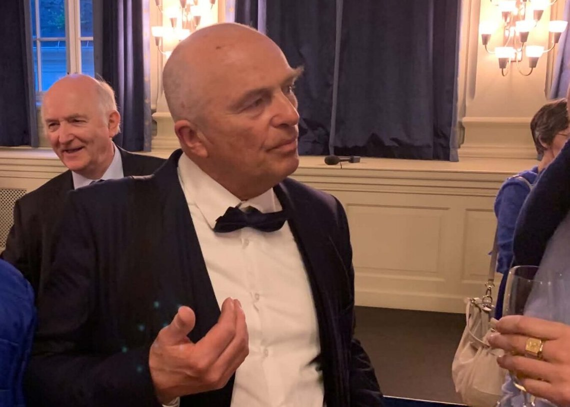 Hans Rustad in Oslo Militære Samfund ('Oslo Military Society') on the occasion of Steve Bannon's lecture arranged by Document.no, 10 May 2019. Photo: Christian Borchsenius Hans Rustad in Oslo Militære Samfund ('Oslo Military Society') on the occasion of Steve Bannon's lecture arranged by Document.no, 10 May 2019. Photo: Christian Borchsenius