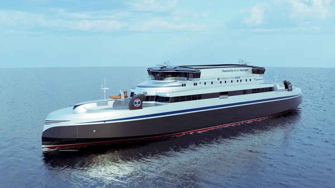 There has been no shortage of promises, plans, visions and glossy promotional images surrounding the hydrogen-powered ferries due to enter service between Bodø and the Lofoten Islands. Turning the ‘hydrogen dream’ decreed by climate-hysterical politicians into reality has proved rather more difficult than anticipated. Illustration: Torghatten Nord / torghatten.no There has been no shortage of promises, plans, visions and glossy promotional images surrounding the hydrogen-powered ferries due to enter service between Bodø and the Lofoten Islands. Turning the ‘hydrogen dream’ decreed by climate-hysterical politicians into reality has proved rather more difficult than anticipated. Illustration: Torghatten Nord / torghatten.no