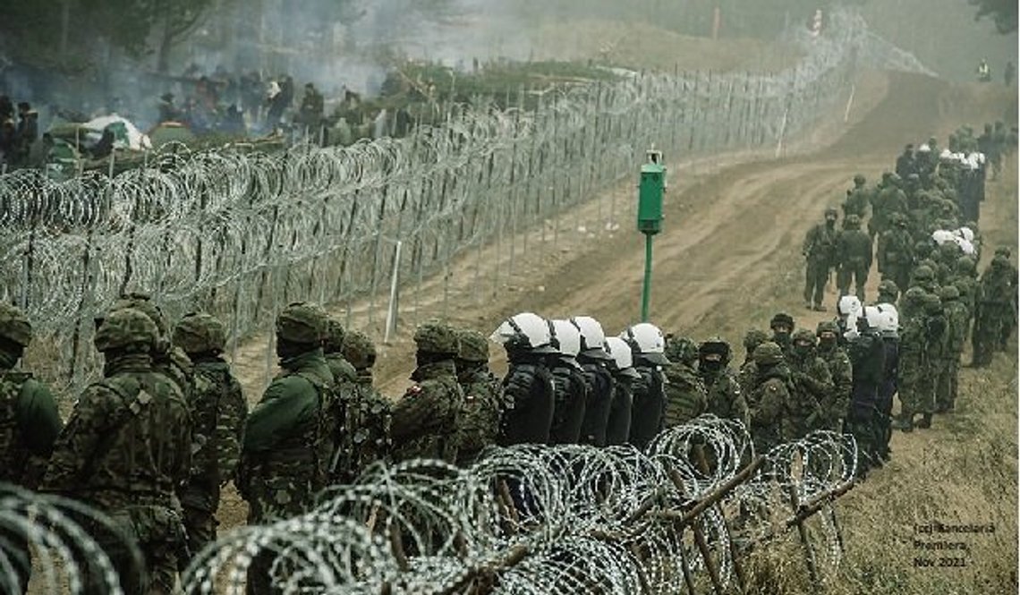 Poland has had strict border controls in place for several years to prevent the influx of migrants from Belarus. Now Poland is establishing border controls with EU countries Lithuania and Germany. Photo: ECRE Poland has had strict border controls in place for several years to prevent the influx of migrants from Belarus. Now Poland is establishing border controls with EU countries Lithuania and Germany. Photo: ECRE