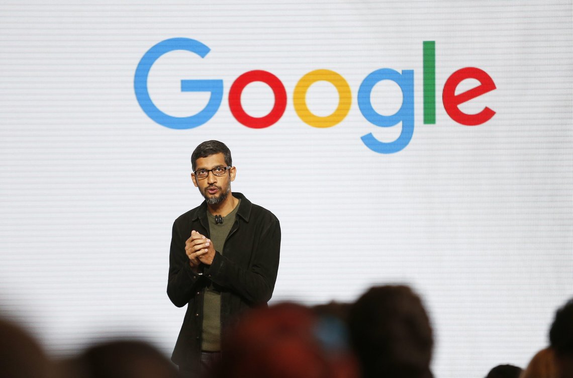 Google CEO Sundar Pichai speaks during the presentation of new Google hardware in San Francisco, California, U.S. October 4, 2016. REUTERS/Beck Diefenbach Google CEO Sundar Pichai speaks during the presentation of new Google hardware in San Francisco, California, U.S. October 4, 2016. REUTERS/Beck Diefenbach