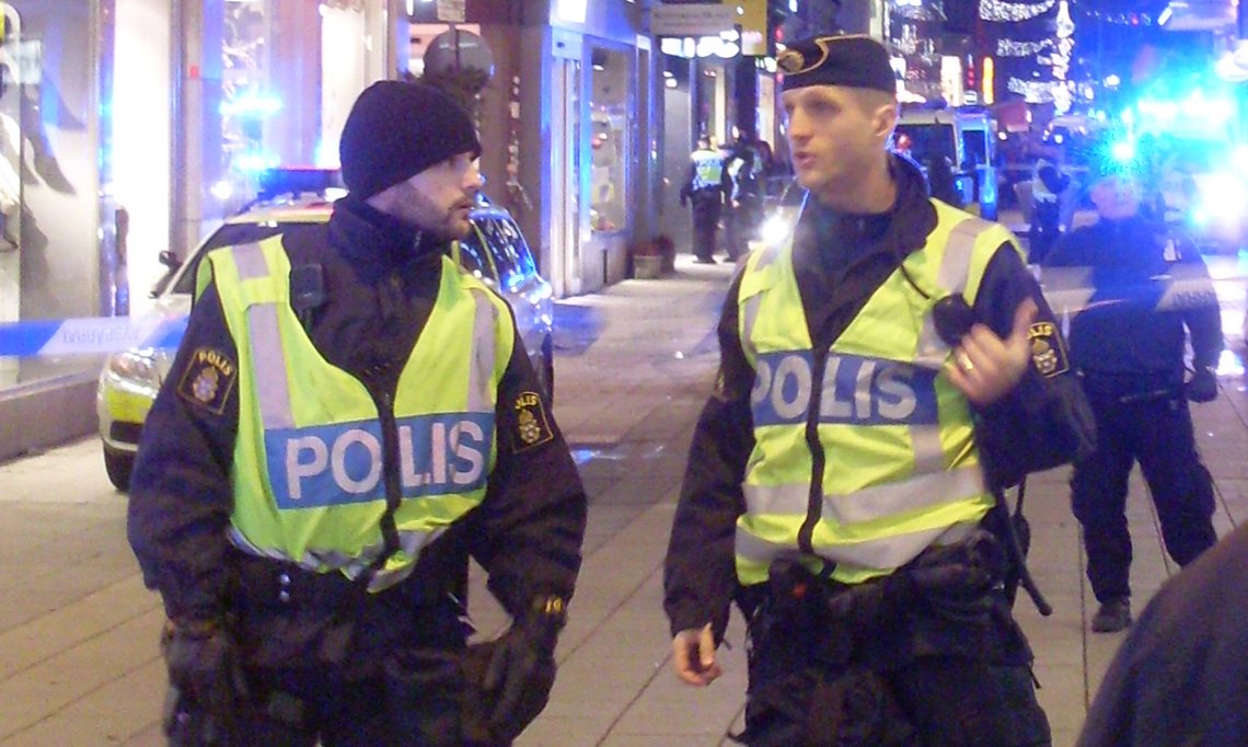 Politiet i Sverige har travle dager. Arkivfoto: Hegvald/Wikimedia Commons Politiet i Sverige har travle dager. Arkivfoto: Hegvald/Wikimedia Commons