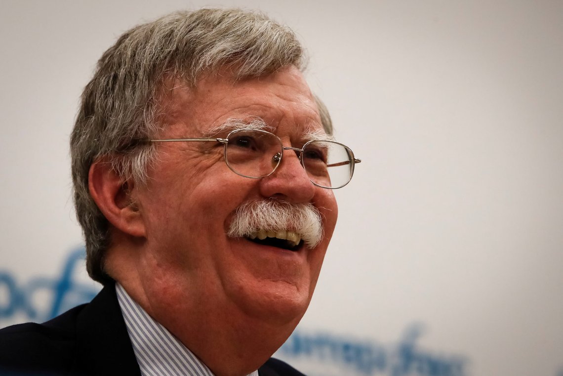 U.S. National Security Adviser John Bolton attends a news conference in Moscow, Russia June 27, 2018. REUTERS/Sergei Karpukhin U.S. National Security Adviser John Bolton attends a news conference in Moscow, Russia June 27, 2018. REUTERS/Sergei Karpukhin