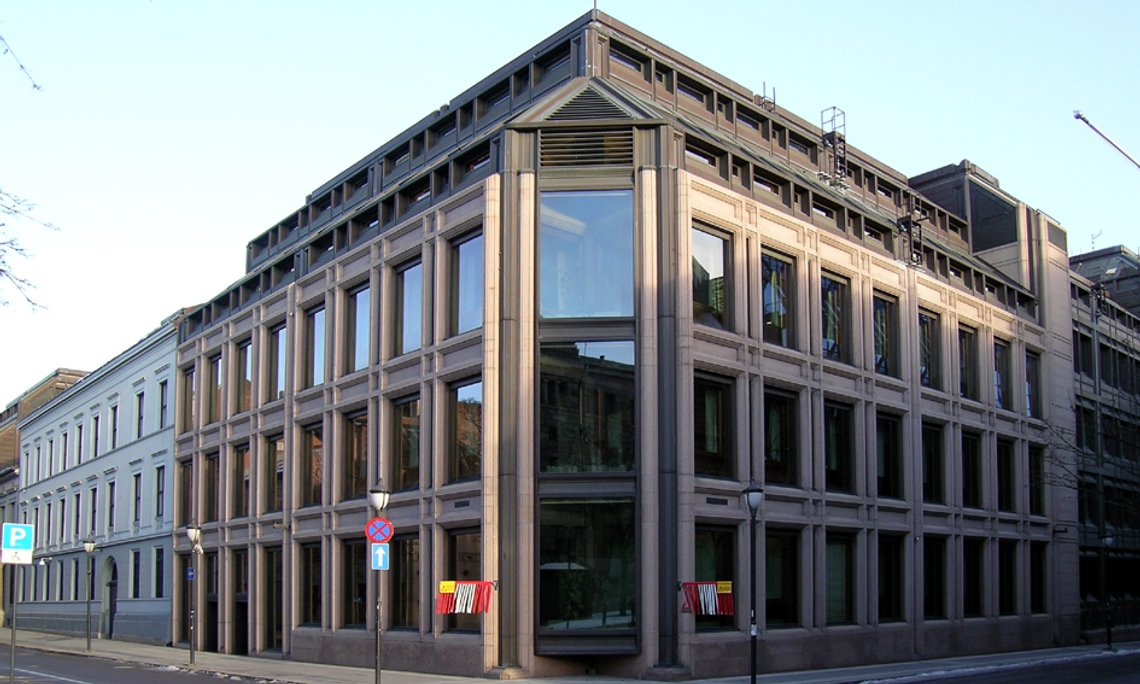 Norges Banks hovedkvarter i Oslo. Foto: Mahlum / Wikimedia Commons. Norges Banks hovedkvarter i Oslo. Foto: Mahlum / Wikimedia Commons.