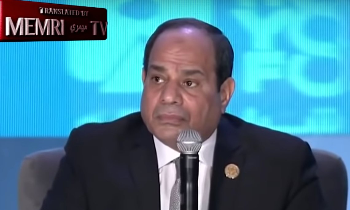 Egypts president Abdel Fattah al-Sisi. Stillbilde: MEMRI / YouTube. Egypts president Abdel Fattah al-Sisi. Stillbilde: MEMRI / YouTube.