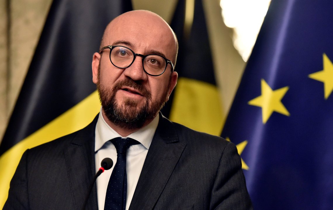 Belgium's Prime Minister Charles Michel holds a press conference in Brussels, Belgium December 8, 2018. REUTERS/Eric Vidal Belgium's Prime Minister Charles Michel holds a press conference in Brussels, Belgium December 8, 2018. REUTERS/Eric Vidal