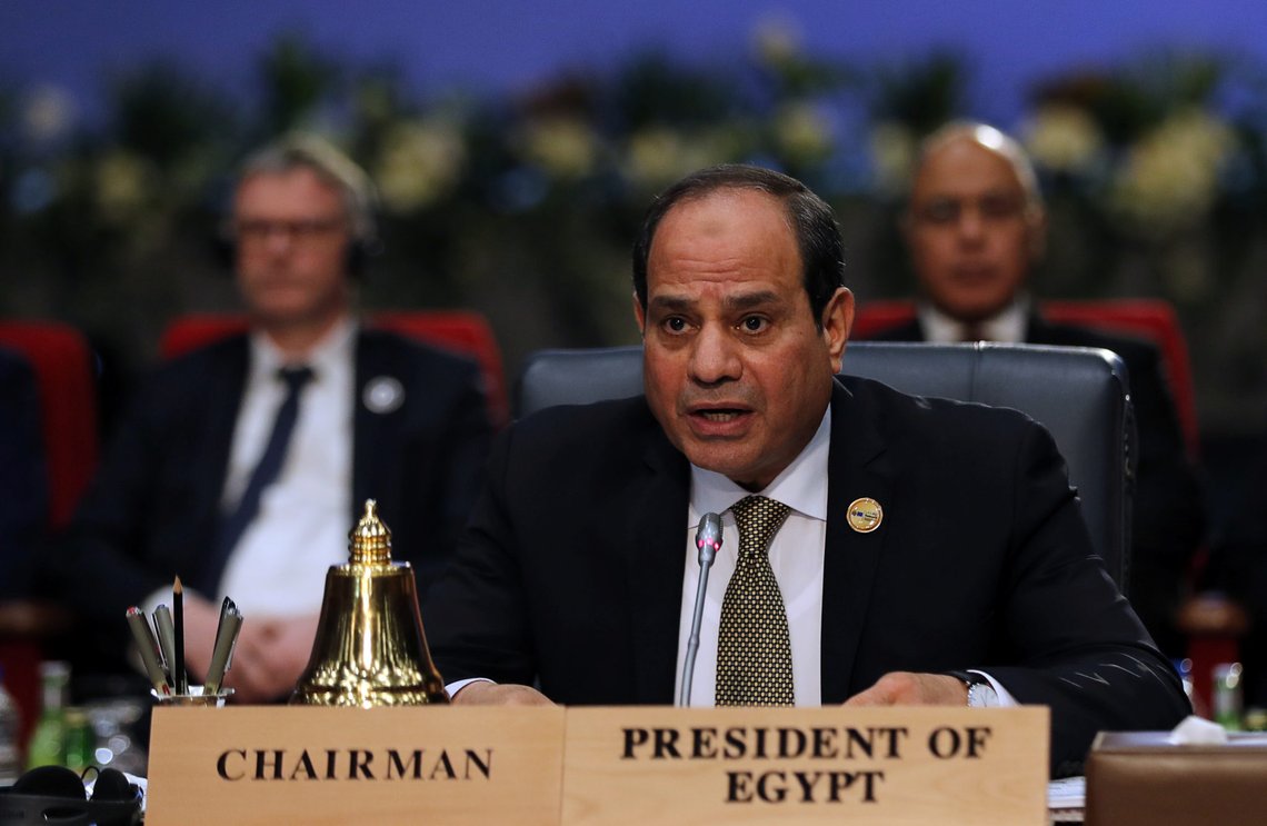 Egyptian President Abdel Fattah al-Sisi attends a summit between Arab league and European Union member states, in the Red Sea resort of Sharm el-Sheikh, Egypt, February 24, 2019. REUTERS/Mohamed Abd El Ghany Egyptian President Abdel Fattah al-Sisi attends a summit between Arab league and European Union member states, in the Red Sea resort of Sharm el-Sheikh, Egypt, February 24, 2019. REUTERS/Mohamed Abd El Ghany