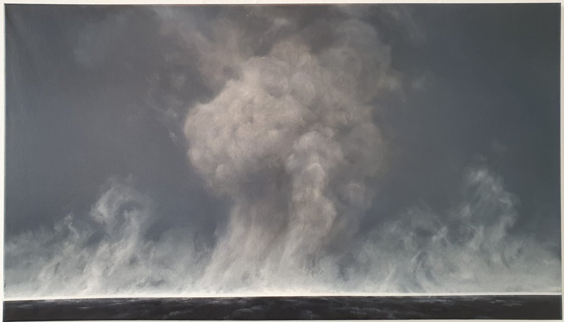 «Ildskyer» (80 x 140 cm) «Ildskyer» (80 x 140 cm)