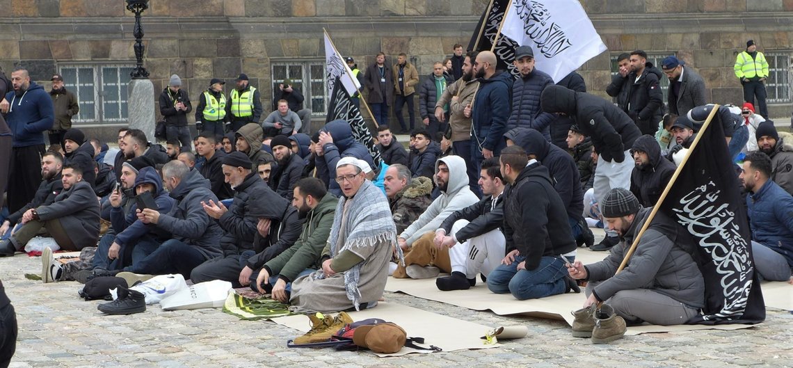 Slottsplassen i København 22. mars 2019. Foto: Steen Raaschou Slottsplassen i København 22. mars 2019. Foto: Steen Raaschou