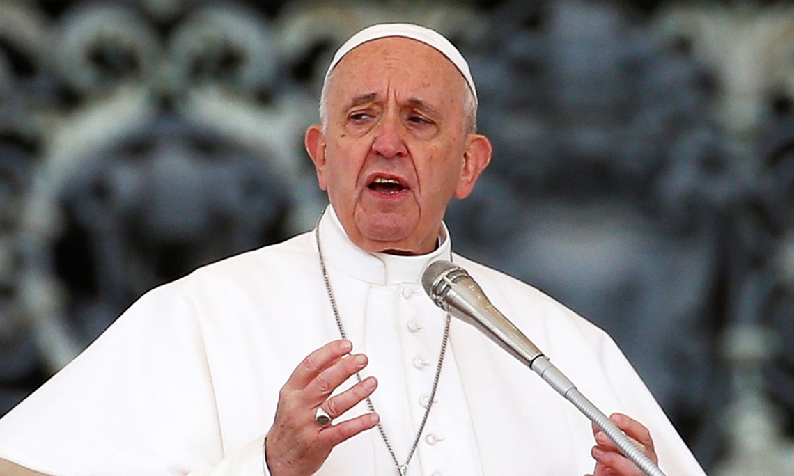 Pope Francis speaks during the weekly general audience at the Vatican, May 29, 2019. REUTERS/Yara Nardi Pope Francis speaks during the weekly general audience at the Vatican, May 29, 2019. REUTERS/Yara Nardi