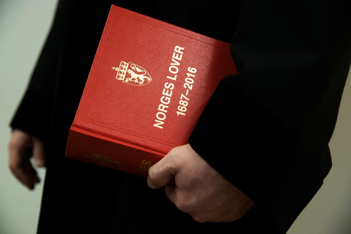 OSLO 20171124.
Oslo Tinghus. Norges lover 1687-2016.
Foto: Berit Roald / NTB scanpix OSLO 20171124.
Oslo Tinghus. Norges lover 1687-2016.
Foto: Berit Roald / NTB scanpix