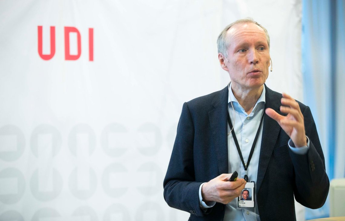 Oslo 20190122.
UDI-direktør Frode Forfang presenterer tallene for arbeidsinnvandring fra EØS og tredjeland.
Foto: Terje Pedersen / NTB scanpix Oslo 20190122.
UDI-direktør Frode Forfang presenterer tallene for arbeidsinnvandring fra EØS og tredjeland.
Foto: Terje Pedersen / NTB scanpix