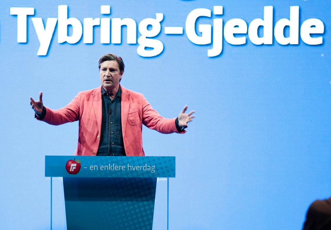 Gardermoen 20190505.
Christian Tybring-Gjedde under valget på FrPs landsmøte 2019 på Gardermoen søndag.
Foto: Lise Åserud / NTB scanpix Gardermoen 20190505.
Christian Tybring-Gjedde under valget på FrPs landsmøte 2019 på Gardermoen søndag.
Foto: Lise Åserud / NTB scanpix