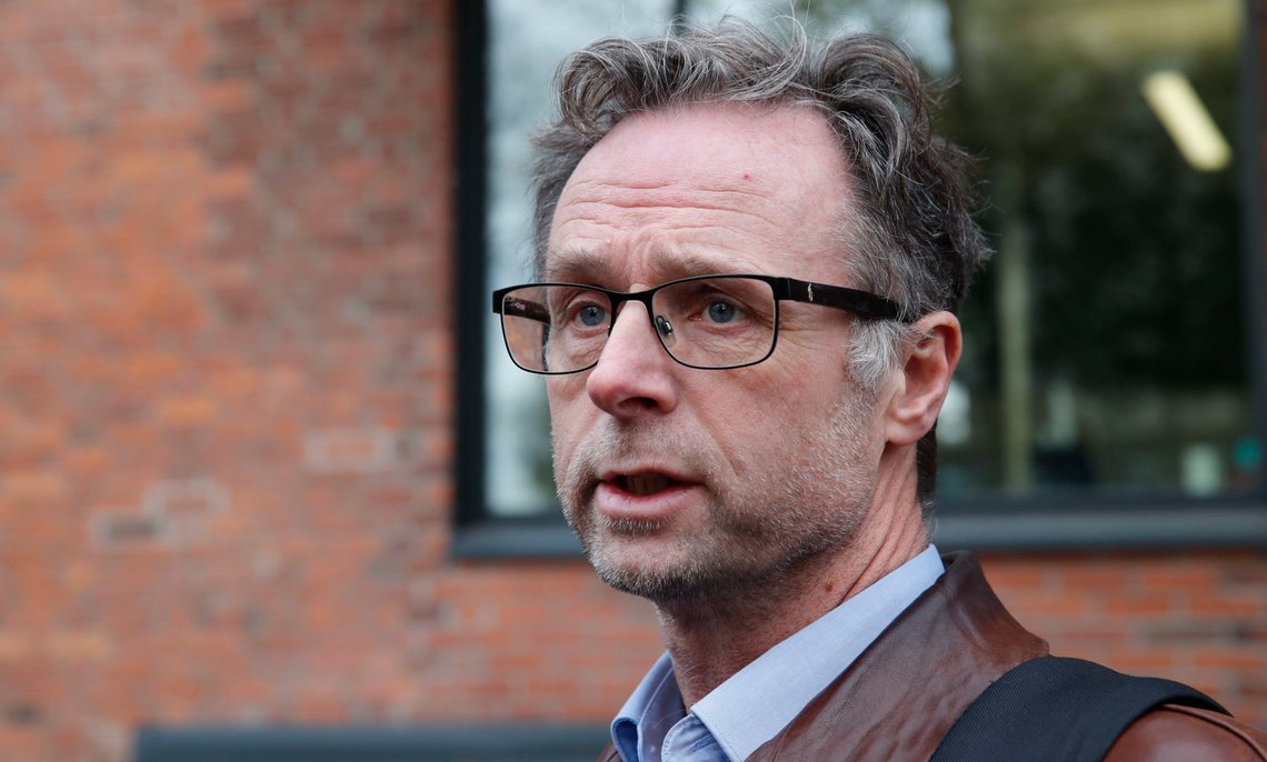 Oslo 20171110.
Forskningsleder Erling Holmøy i SSB uttaler seg i forbindelse med saken rundt SSB-sjef Christine Meyer.
Foto: Cornelius Poppe / NTB scanpix Oslo 20171110.
Forskningsleder Erling Holmøy i SSB uttaler seg i forbindelse med saken rundt SSB-sjef Christine Meyer.
Foto: Cornelius Poppe / NTB scanpix