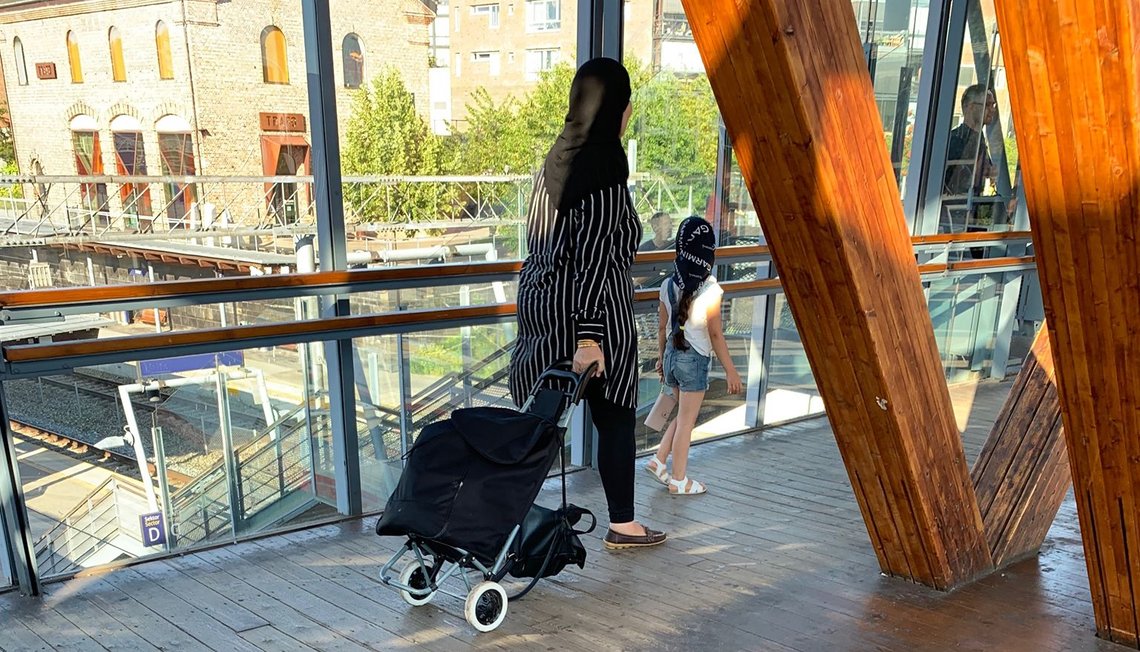 Asker stasjon, 23. juli 2019. Asker stasjon, 23. juli 2019.