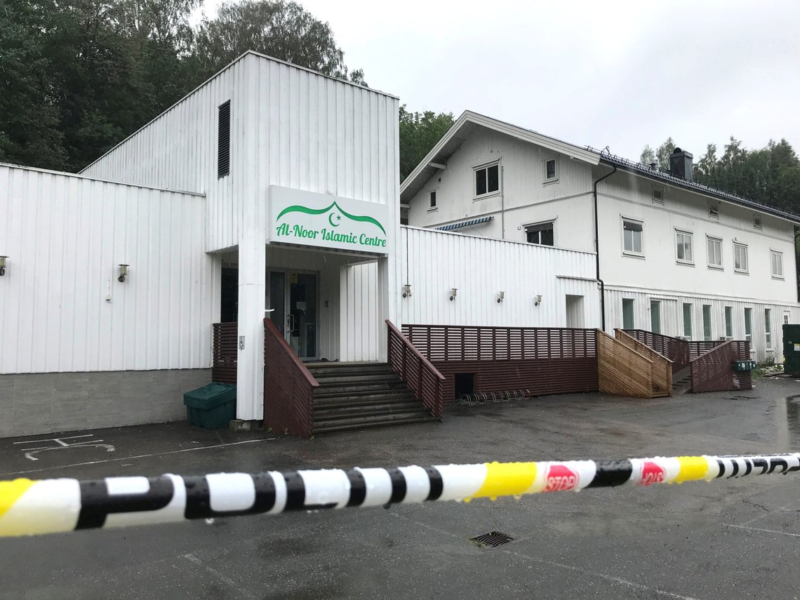 A view of the al-Noor Islamic Centre mosque in Sandvika, Norway August 11, 2019. REUTERS/Lefteris Karagiannopoulos A view of the al-Noor Islamic Centre mosque in Sandvika, Norway August 11, 2019. REUTERS/Lefteris Karagiannopoulos