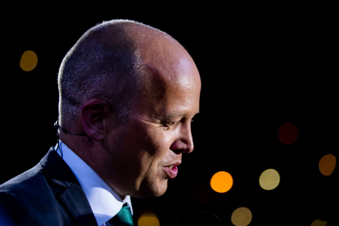 Arendal 20190812.
Leder i Senterpartiet (Sp) Trygve Slagsvold Vedum etter den NRK-sendte partilederdebatten under Arendalsuka mandag kveld.
Foto: Håkon Mosvold Larsen / NTB scanpix Arendal 20190812.
Leder i Senterpartiet (Sp) Trygve Slagsvold Vedum etter den NRK-sendte partilederdebatten under Arendalsuka mandag kveld.
Foto: Håkon Mosvold Larsen / NTB scanpix