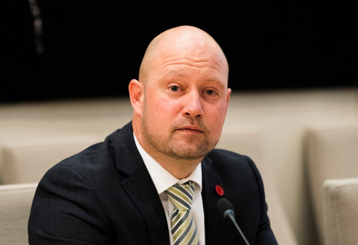 OSLO 20170320.
Tidligere justis-og beredskapsminister Anders Anundsen (Frp) under høring mandag formiddag, idet Kontroll- og konstitusjonskomiteen behandler Riksrevisjonens rapport om revisjon av politiets og Forsvarets objektsikring.
Foto: Berit Roald / NTB scanpix OSLO 20170320.
Tidligere justis-og beredskapsminister Anders Anundsen (Frp) under høring mandag formiddag, idet Kontroll- og konstitusjonskomiteen behandler Riksrevisjonens rapport om revisjon av politiets og Forsvarets objektsikring.
Foto: Berit Roald / NTB scanpix