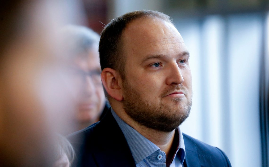 Stavanger 20191215.
Stavanger jernbanestasjon.
Åpning av Sørtoget som driftes av Go-Ahead.
Samferdselsminister Jon Georg Dale
Foto: Jan Kåre Ness / NTB scanpix Stavanger 20191215.
Stavanger jernbanestasjon.
Åpning av Sørtoget som driftes av Go-Ahead.
Samferdselsminister Jon Georg Dale
Foto: Jan Kåre Ness / NTB scanpix
