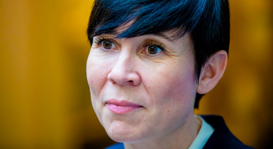 Oslo 20200115.
Utenriksminister Ine Eriksen Søreide (H) etter redgjørelsen for Stortinget om situasjonen i Midtøsten.
Foto: Stian Lysberg Solum / NTB scanpix Oslo 20200115.
Utenriksminister Ine Eriksen Søreide (H) etter redgjørelsen for Stortinget om situasjonen i Midtøsten.
Foto: Stian Lysberg Solum / NTB scanpix