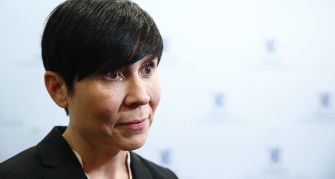 Oslo 20200108.
Utenriksminister Ine Eriksen Søreide uttaler seg om situasjonen i Iran.
Foto: Terje Pedersen / NTB scanpix Oslo 20200108.
Utenriksminister Ine Eriksen Søreide uttaler seg om situasjonen i Iran.
Foto: Terje Pedersen / NTB scanpix