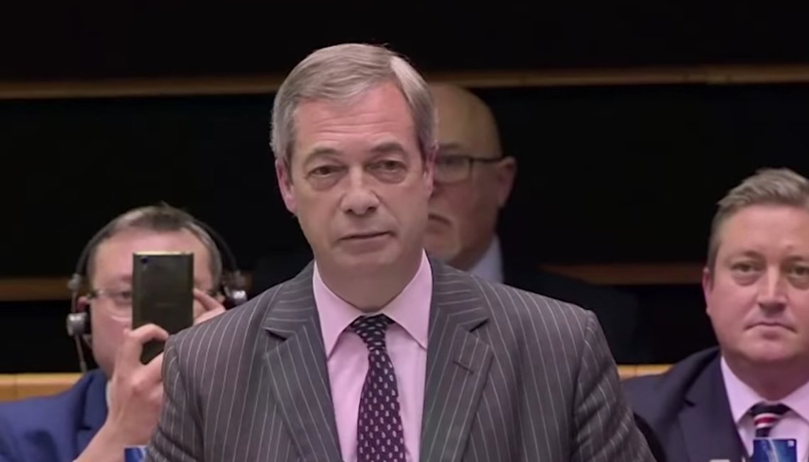 Nigel Farage. Stillbilde YouTube/ LBC Nigel Farage. Stillbilde YouTube/ LBC