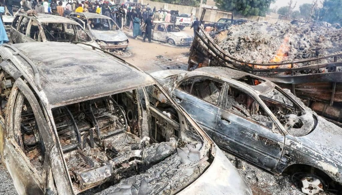 Fra Auno ikke langt fra Maiduguri i Nigeria, åstedet for søndagens terrorangrep. Foto: The Governor of Borno State / Facebook. Fra Auno ikke langt fra Maiduguri i Nigeria, åstedet for søndagens terrorangrep. Foto: The Governor of Borno State / Facebook.