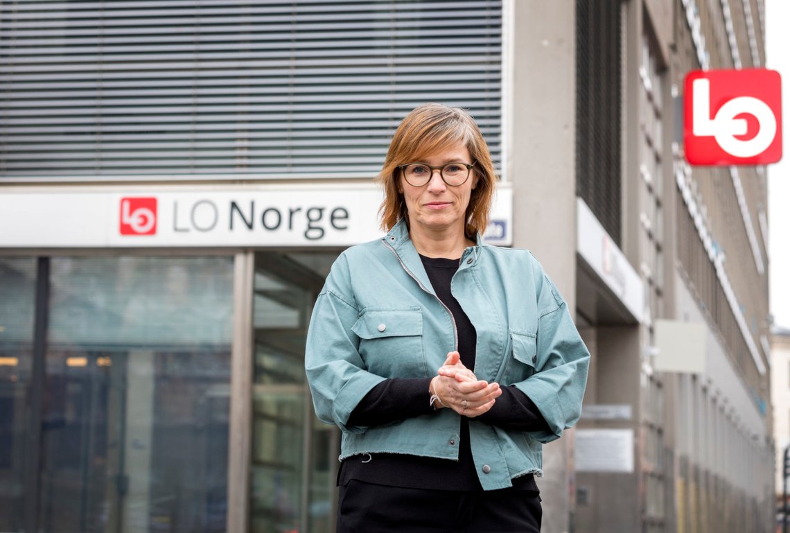Oslo, NORGE 20200207.
Trine Lise Sundnes, avtroppende leder i Handel og Kontor og ny leder av internasjonal avdeling i LO.
Foto: Gorm Kallestad / NTB scanpix Oslo, NORGE 20200207.
Trine Lise Sundnes, avtroppende leder i Handel og Kontor og ny leder av internasjonal avdeling i LO.
Foto: Gorm Kallestad / NTB scanpix